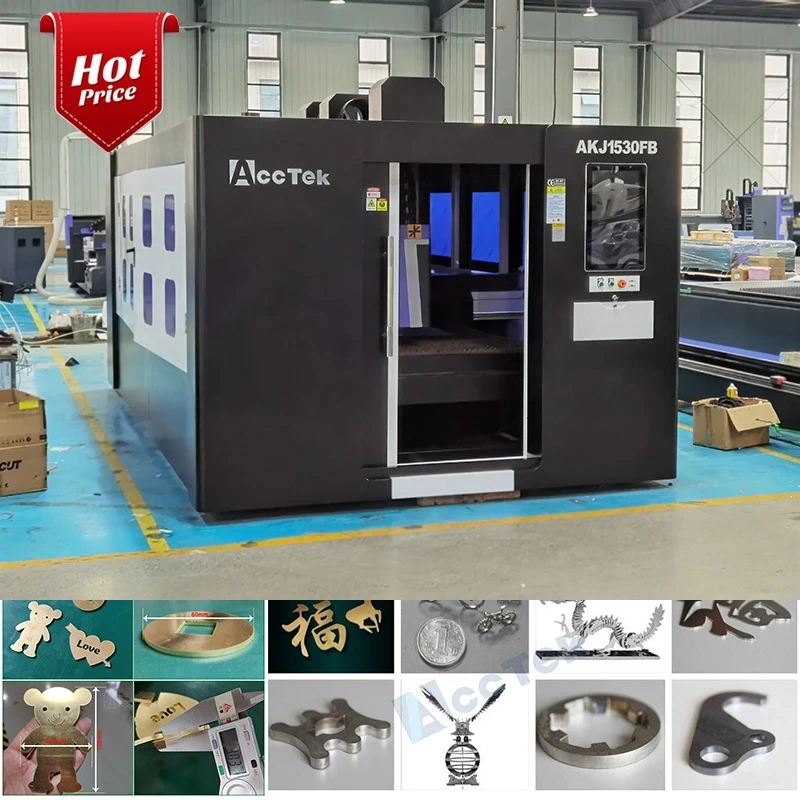 CNC Fiber laser Cutter For Steel Aluminum Sheet Metal Raycus Fibre Laser Cutting Machine Equipment For Metal Sheet