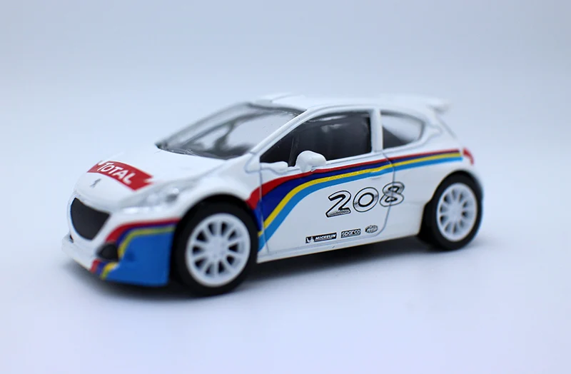 

New NorRev 3 inches 1/64 Scale Peugeott 208 T16 Rally Racing Cars Diecast Alloy toy models For Collection Gift