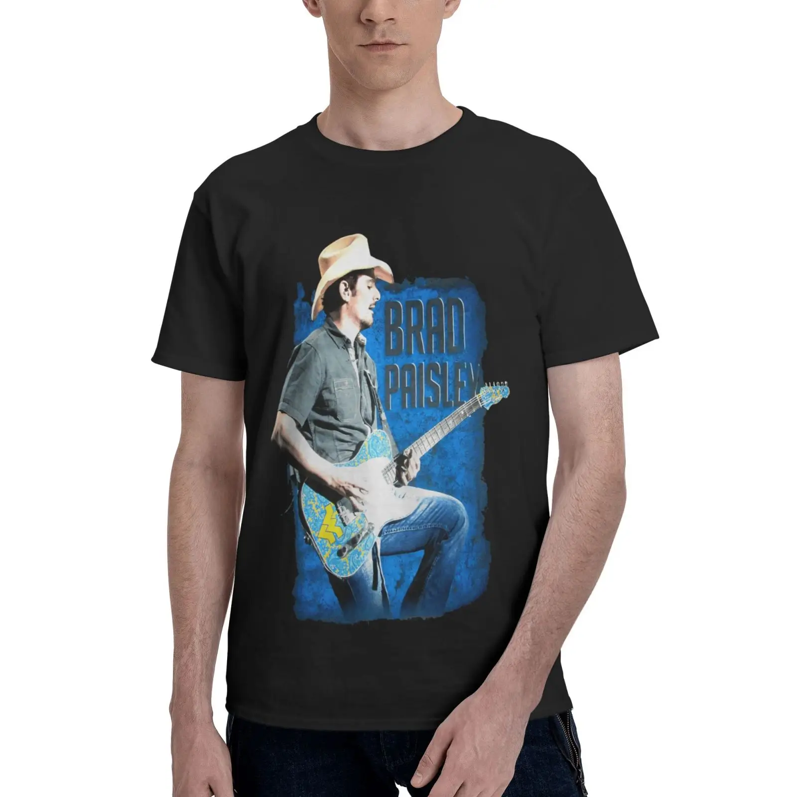 

Brad Paisley Concert Cities Country Tour Men T-Shirt Blouse Anime Clothes Tshirt Oversize T-Shirt Men's Shirt Oversize T-Shirt