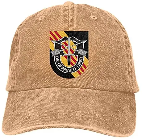 

Custom Logo USA Hats 5th Special Forces Group (United States) Vietnam Men & Women Cap Adjustable Hat Fashion Jeans Cap