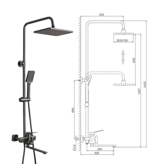 Душевая система frap f2462. Душевая стойка frap f2461. Душевая система frap f2462. Душевая система frap f2462. Душ черная.