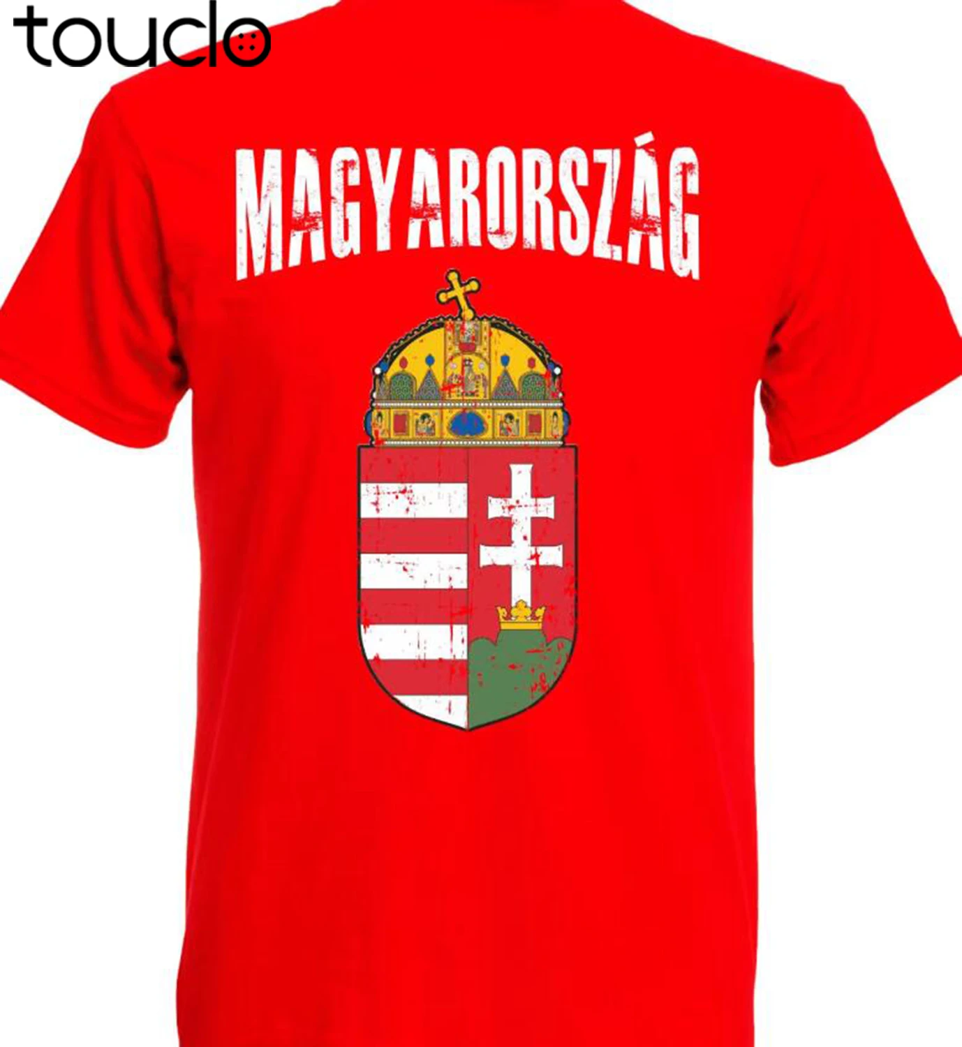 Summer Hot Simple Short-Sleeved Cotton T-Shirt Ungarn Vintage Men's Footballer