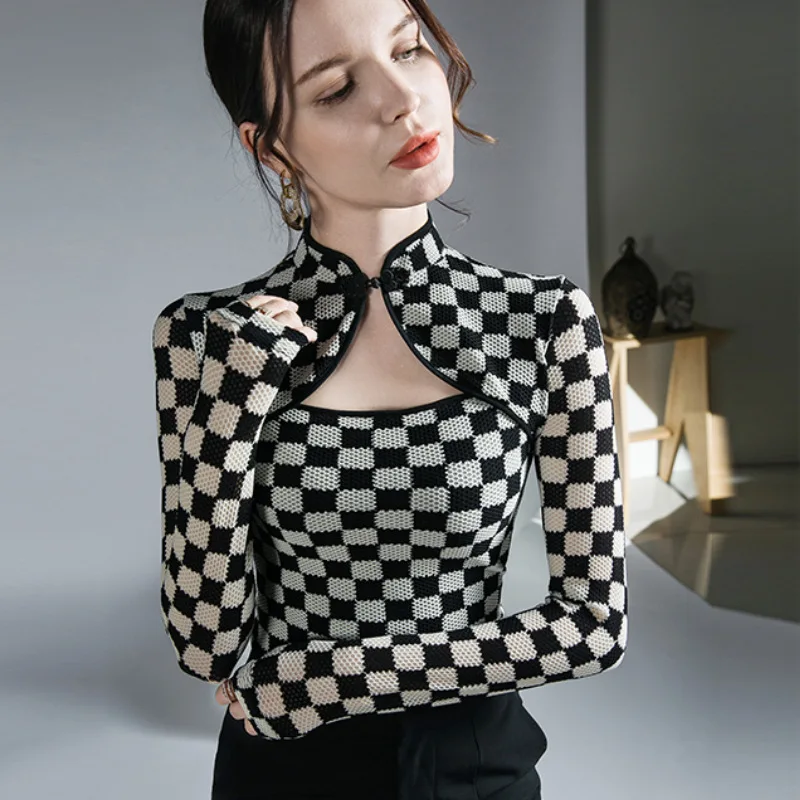 

High Quality 2023 Women T-shirt Print Style Design Female Autumn Sexy Crop Top Clothes Casual Fashion Blouses Grace Meeting