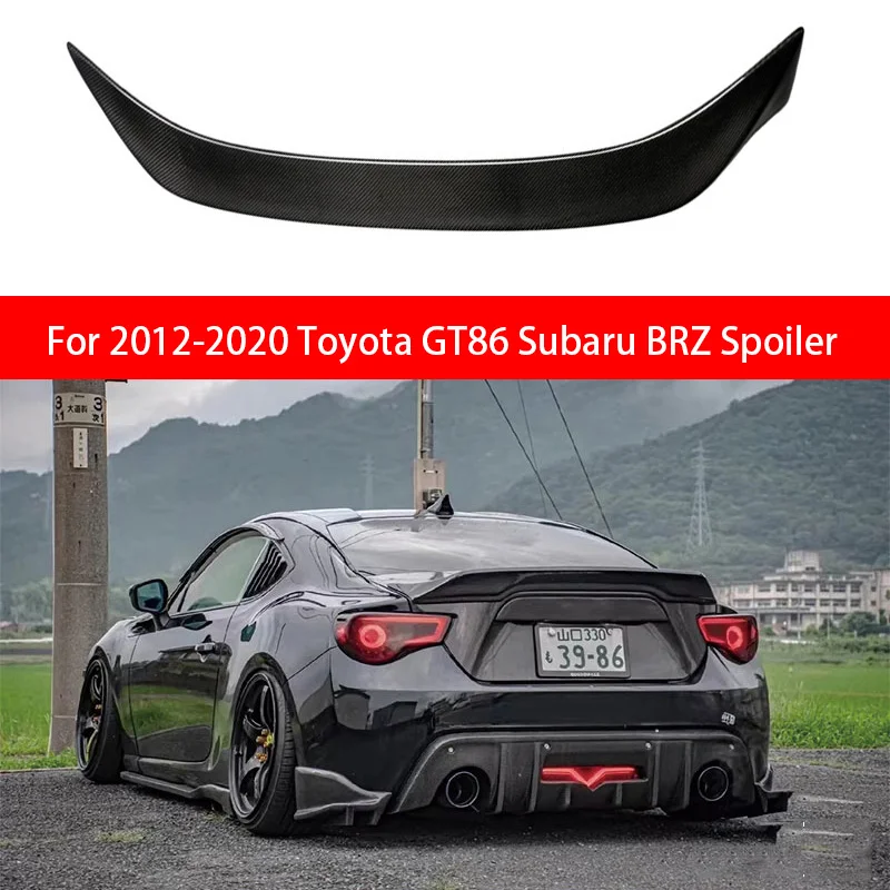 Для 2012-2020 Toyota GT86 Subaru BRZ задняя зеркальная Обложка интерьерная задний спойлер