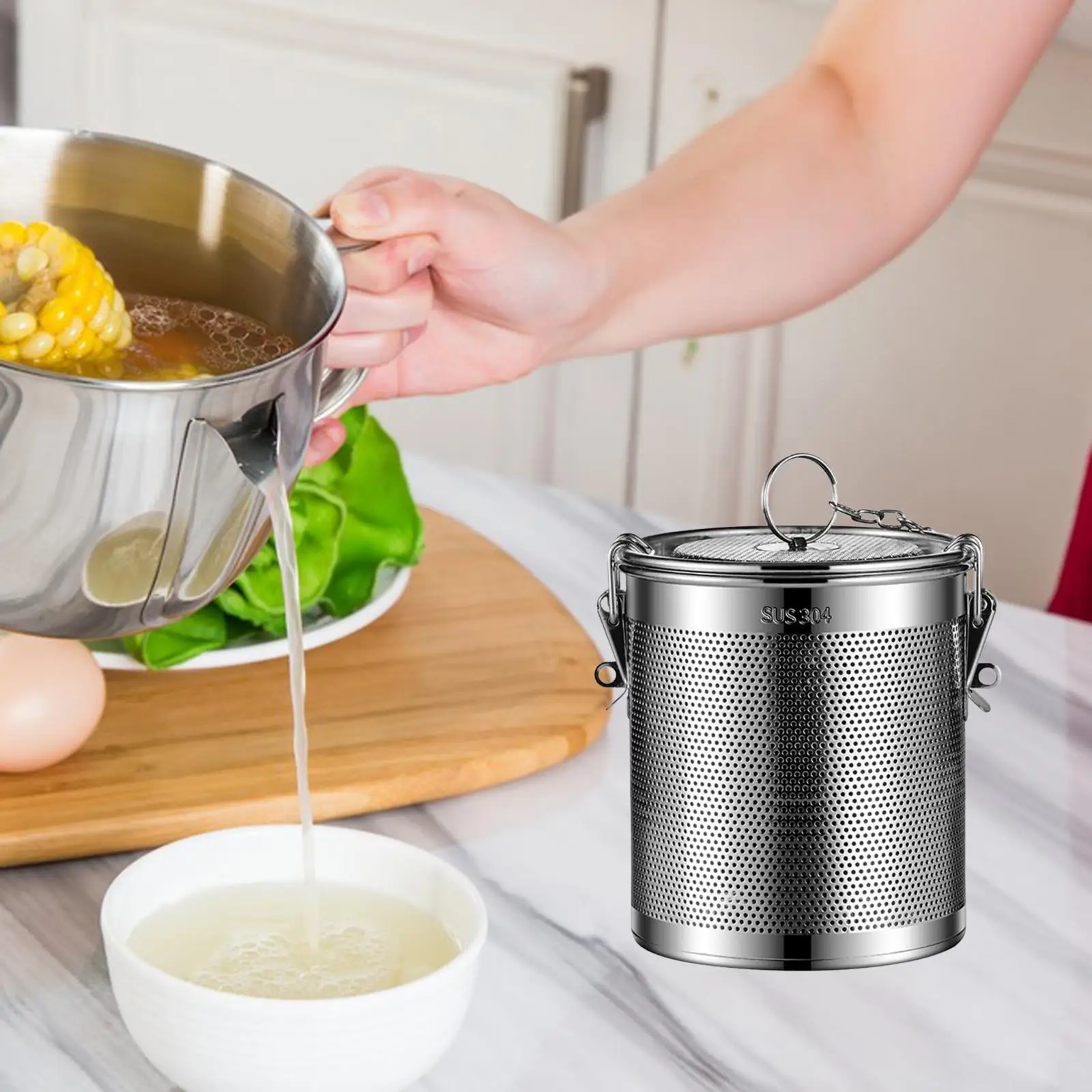 

Ситечко для заваривания чая, фильтр для рассыпного чая, многоразовое Сетчатое ситечко, ситечко для чайных шаров, приправ, пивоварения, супов, тушения сока