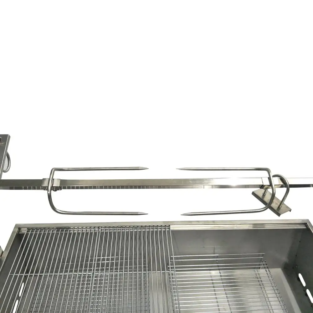 Высококачественный гриль-вертушка на угле жаровня гриль колесиках из