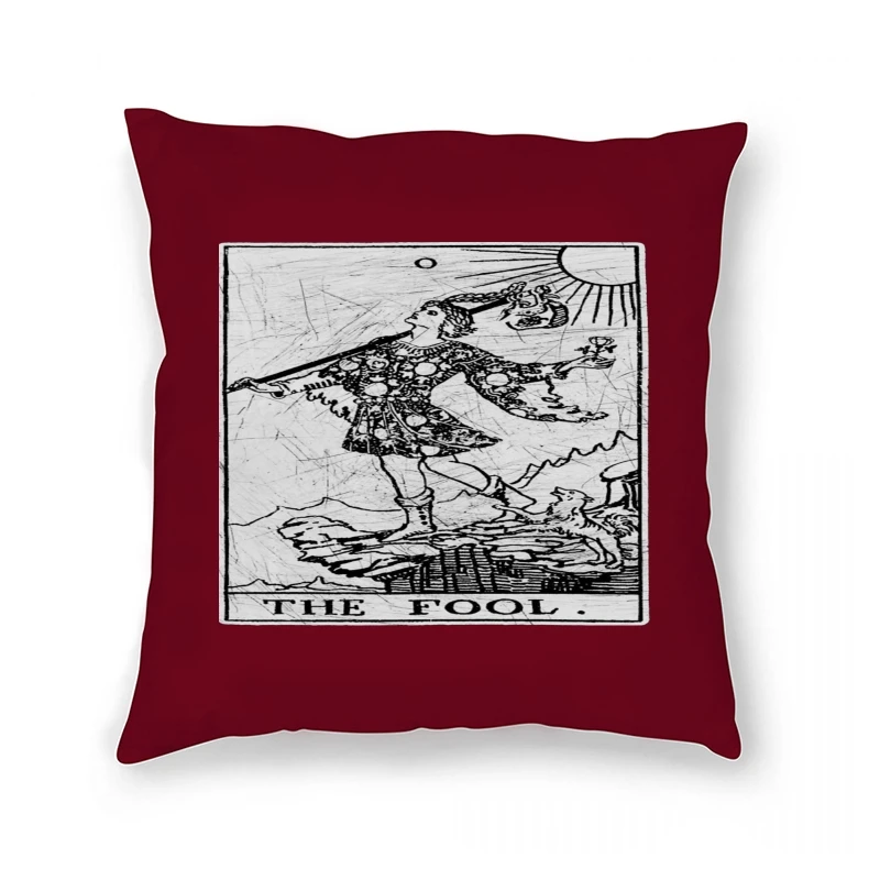 

Чехол с уникальной подушкой для фитнеса с изображением дурака Таро мажора Аркана