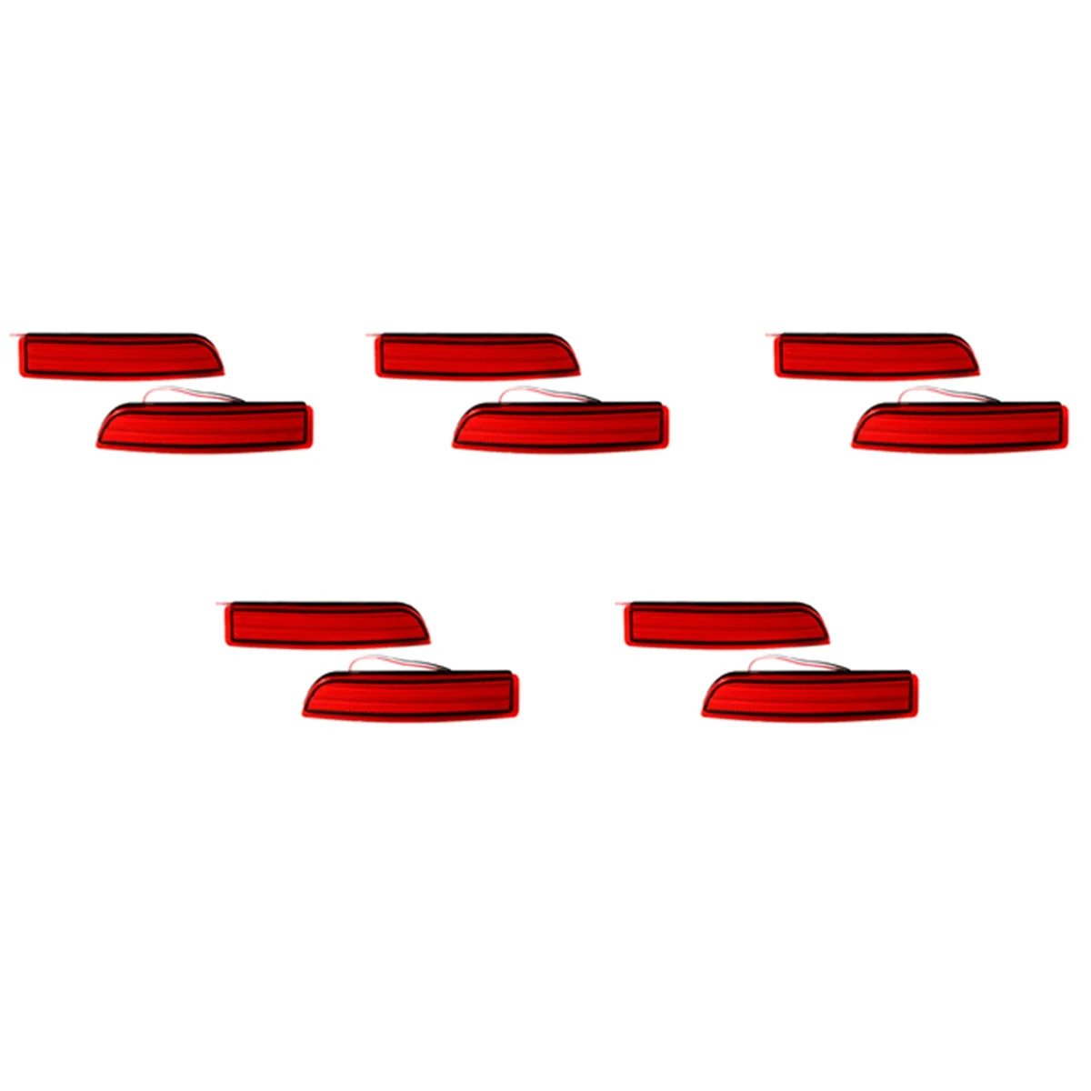 

10X Car Led Tail Light Parking Brake Rear Bumper Reflector Lamp for Toyota Avensis/Alphard Mki/Rav4 Led Tail Lights