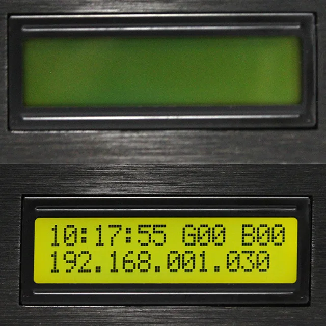 [Shutai] Φ 1u стойка arm chip ntp/gps time server с антенной ЖК-дисплей для часовой системы