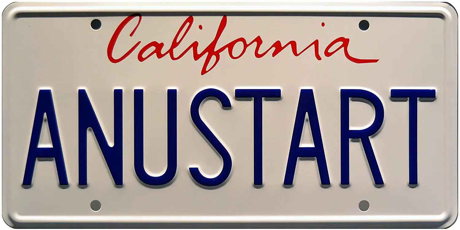 

Celebrity Machines Arrested Development | ANUSTART | License Plate
