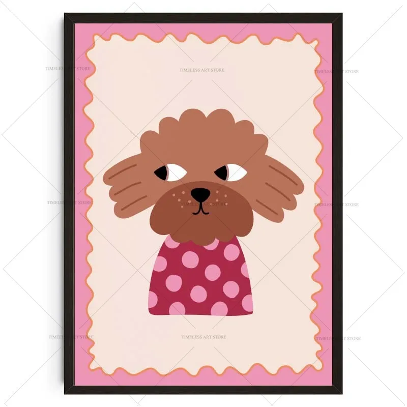 

Печать на холсте "Милые животные"