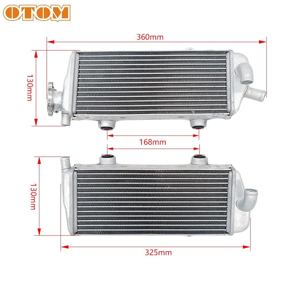 Фото Радиатор для KTM HUSQVARNA SX XC EXC XCW 125 150 200 250 300 SXS, алюминиевый охладитель двигателя, аксессуары для мотоциклов, 2007-2016 гг. №2