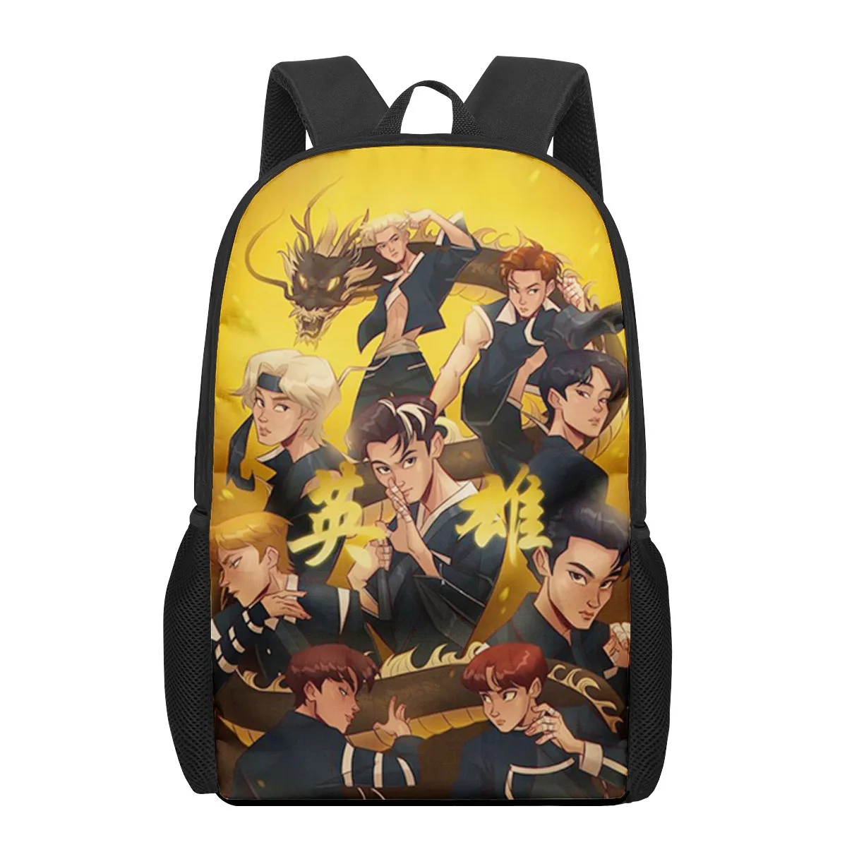 NCT 3D Print School Backpack for Boys Girls Teenager Kids Book Bag Casual Shoulder Bags 16Inch Satchel Mochila