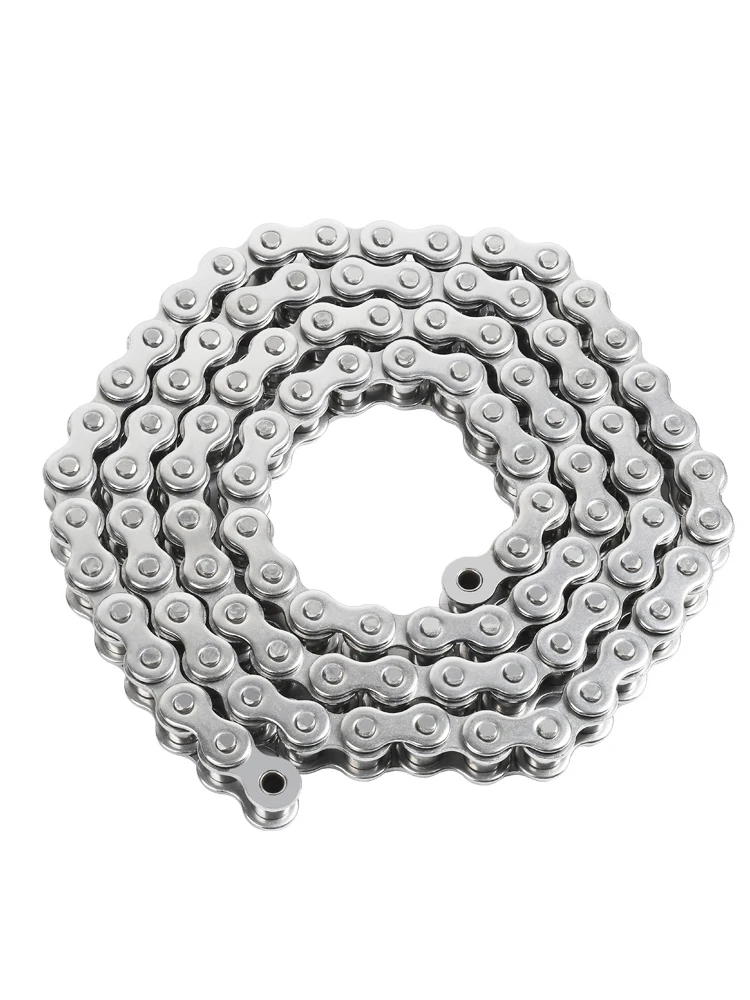 

1,5 м 304 из нержавеющей стали короткий шаг роликовая приводная цепь Соединительная Пряжка промышленная цепь трансмиссии 04C 05B 06B 08B 10B 12B 16B