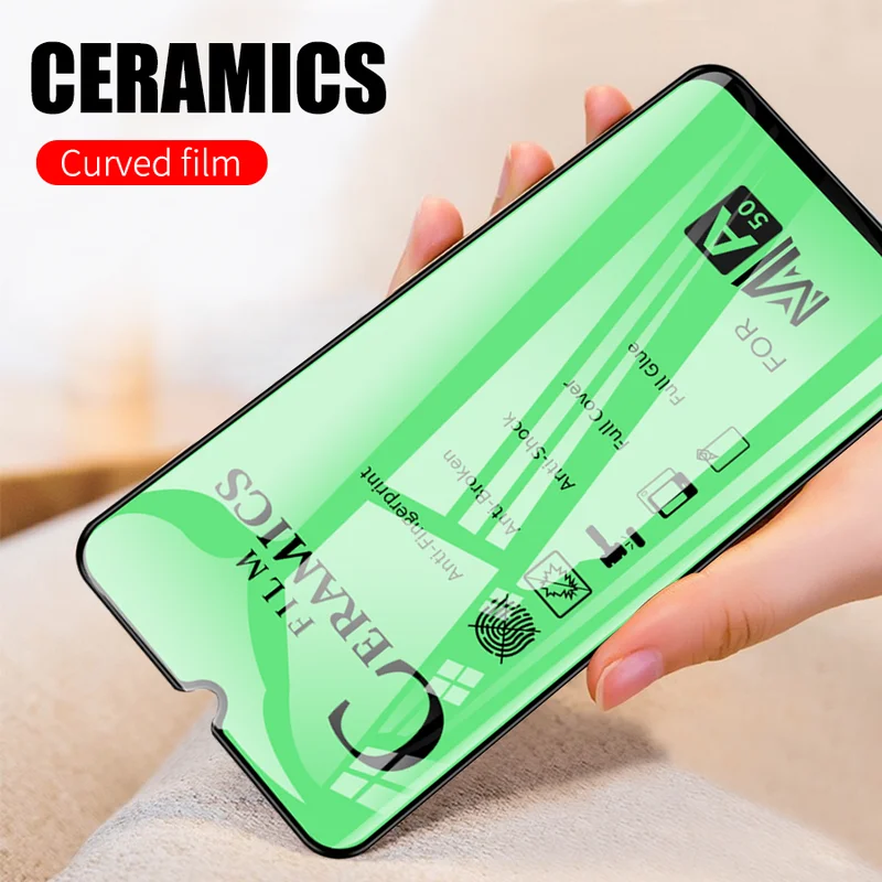 Керамическое мягкое закаленное стекло для Xiaomi Mi Redmi Note 9 9S 8 8T 7 6 Pro Max 8A 9T K20 Lite A3 CC9E 9SE
