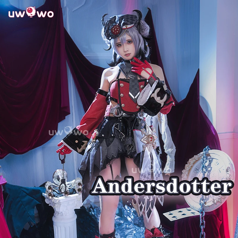 UWOWO Andersondotter Косплей Collab Series: Игра Genshin Impact Andersdotter Костюм Рождественский костюм