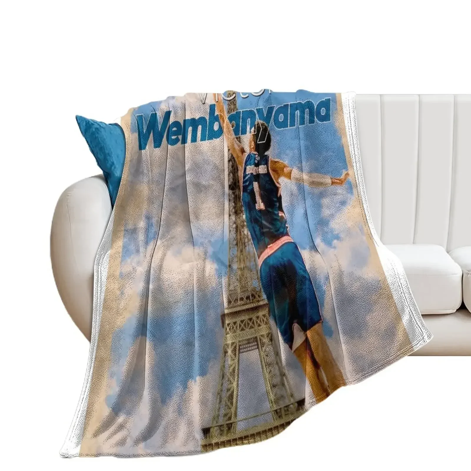 Плед Victor Wembanyama дорожные одеяла на заказ