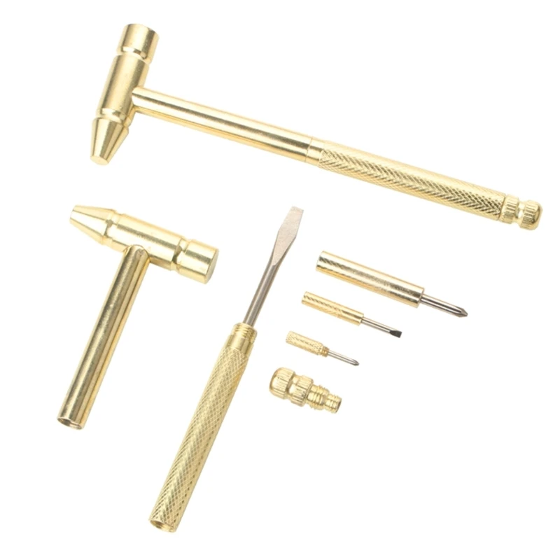 

Copper Hammer 6 In 1 Multifunctional Hammer Indoor Outdoor Mini Manual Repair 667A