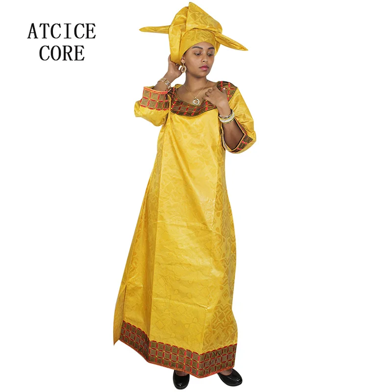 Африканские платья для женщин новое Африканское платье с вышивкой Базина