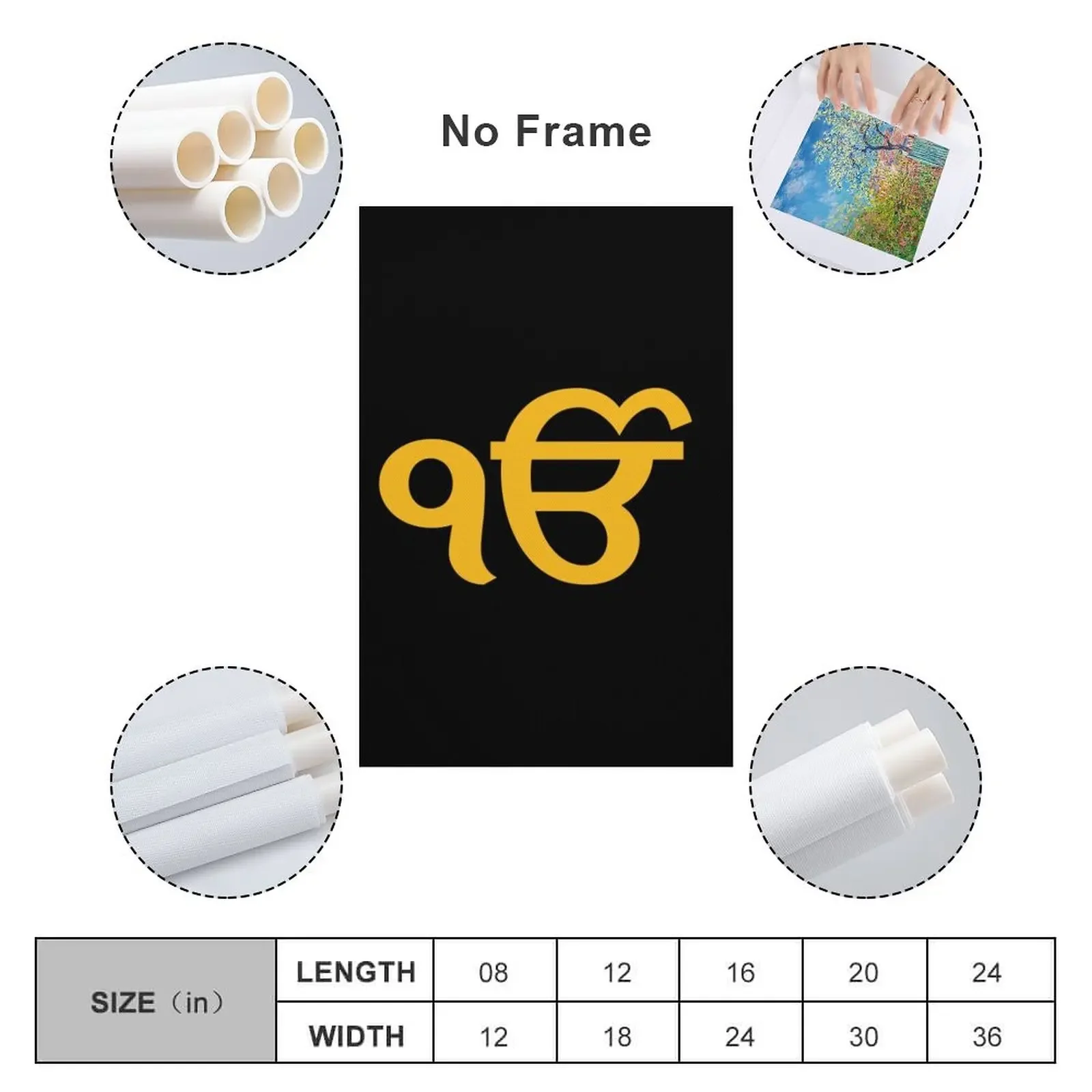 Картина на холсте ik onkar Аниме Фигурка Декор для комнаты плакаты