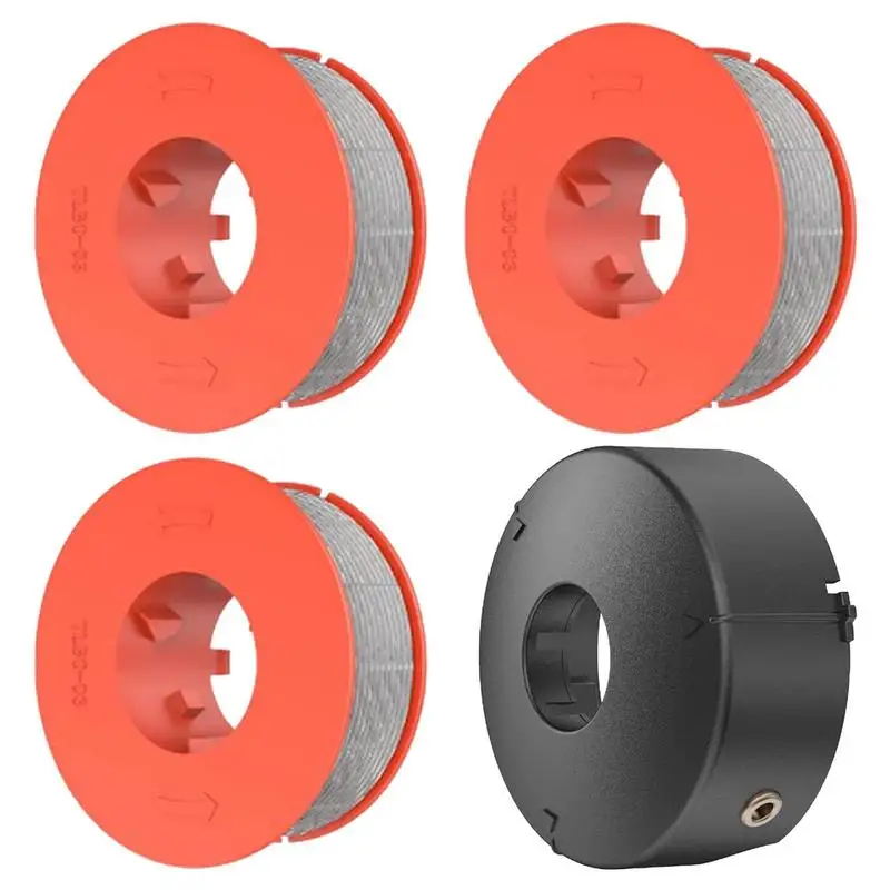 

Replacement Spool Scap Cover For Black-Decker Lawn Mower Spool Cover Line String Trimmer Weed Eater Spool Line Mowing Head