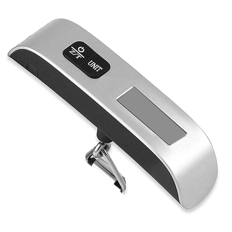 

Цифровые подвесные мини-весы с ЖК-дисплеем, портативные цифровые электронные весы для багажа/путешествий/дома, 50 кг/10 г