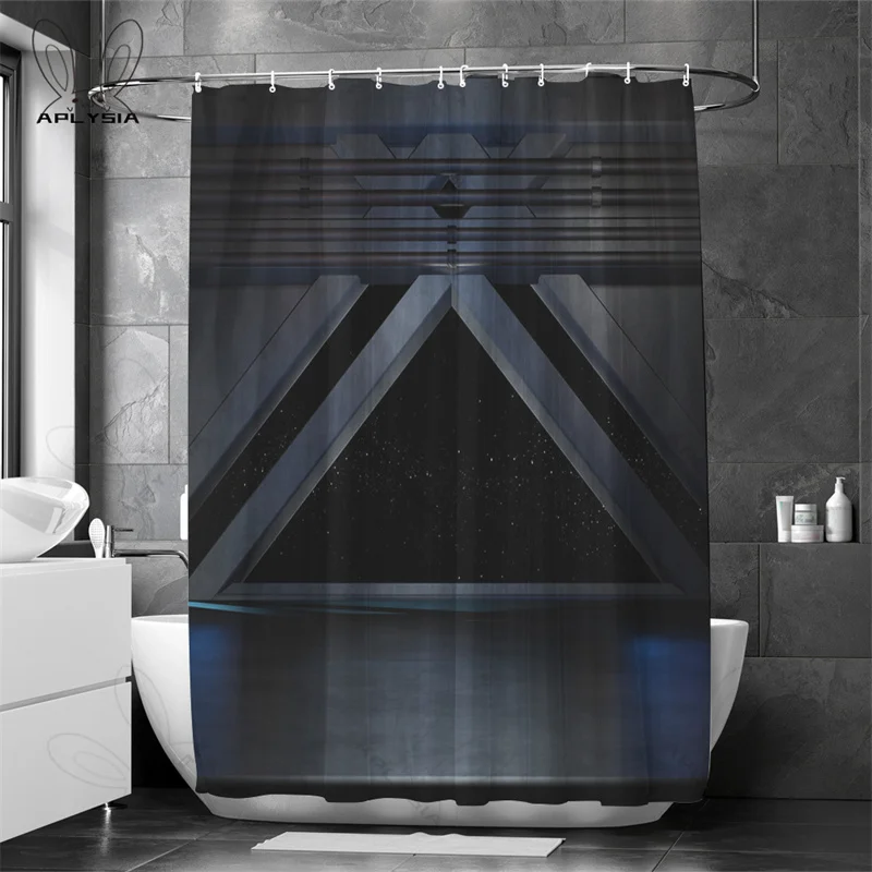 

Набор занавесок для душа с капсуловым принтом, чехол для унитаза, коврик для ванной комнаты, бытовой