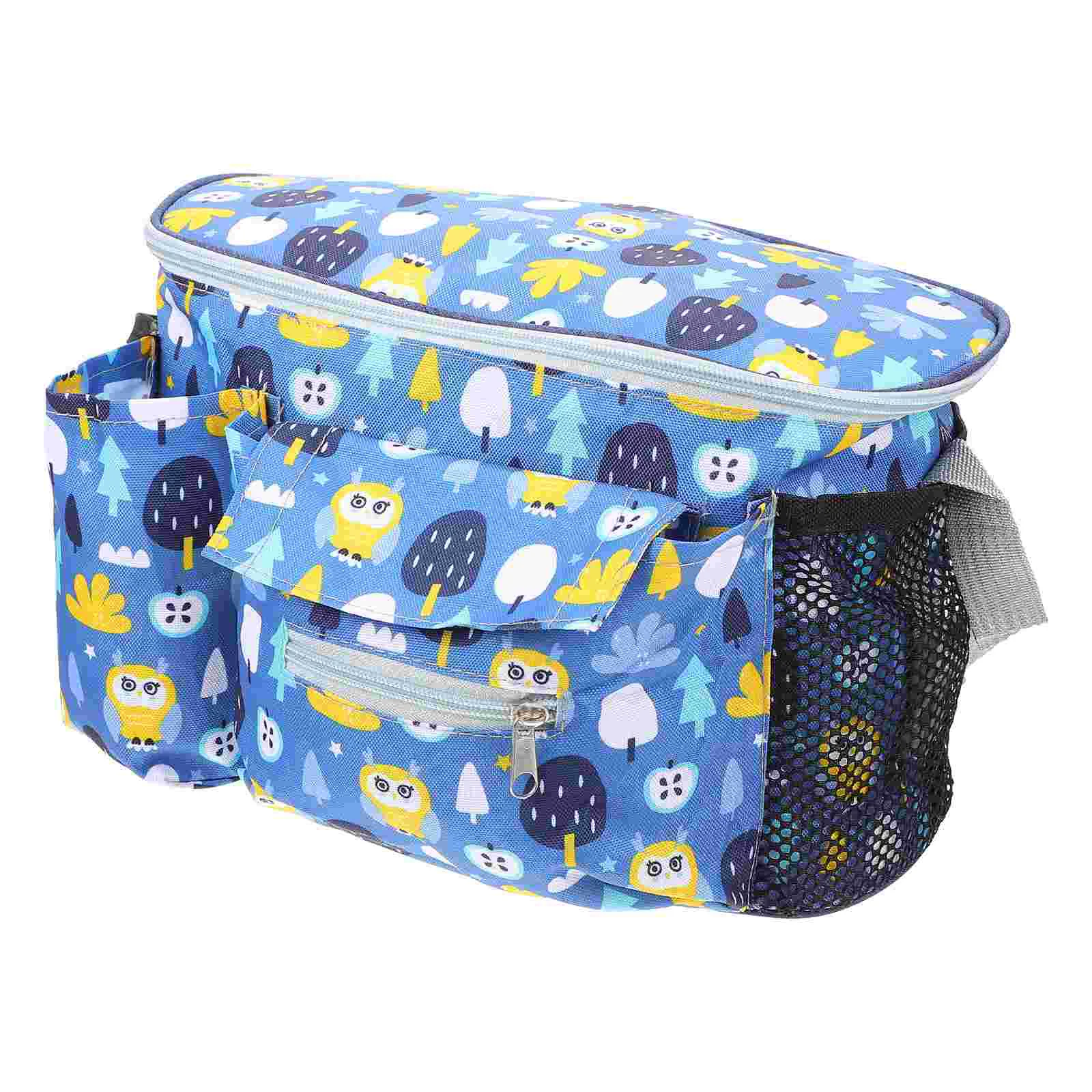 

Diaper Bag Stroller Bag Diaper Caddy Tote Changing Bag Stroller Bag for Wipes Toys ( Blue )