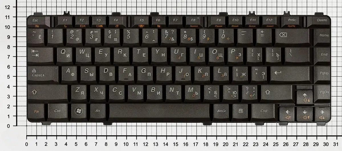 Клавиатура для Lenovo IdeaPad Y560-i5A plus черная