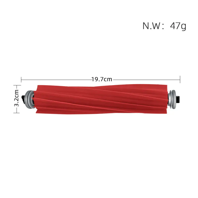 Основная резиновая щетка для робота-пылесоса Roborock S7/ S7 +/S7 MaxV/ MaxV Plus/ Ultra/ Q7/ Q7 +/ Max/ Max +