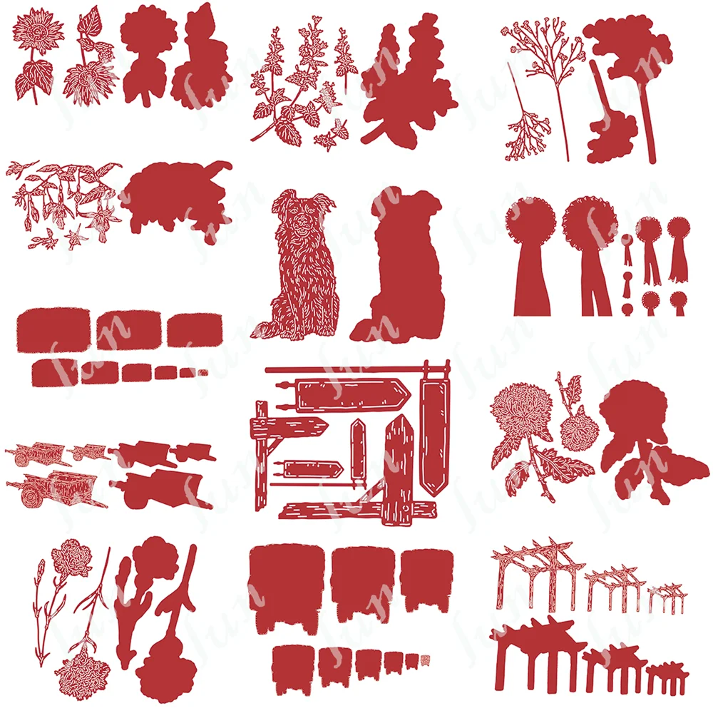 

Hot Sale Metal Cutting Dies DIY Scrapbooking Flowers Leaves Frame Die Cuts for Card Making Supplies Craft Embossing Template