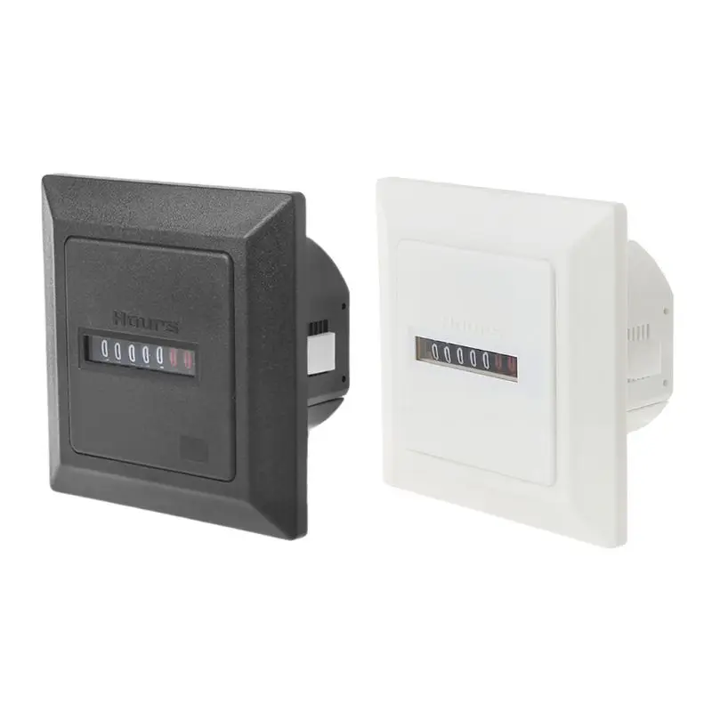 

Accurate HM-1 Timer Square Counter Digital 0-99999.9 Hour Meter Hourmeter Gauge 0.3W AC220-240V 50Hz