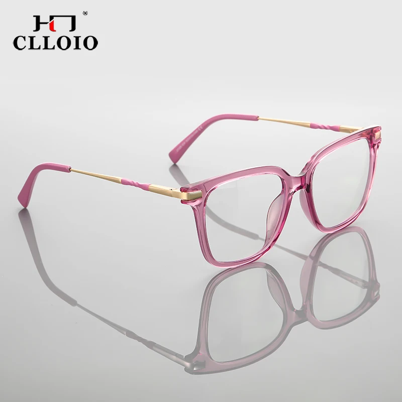 Новинка женские очки для чтения CLLOIO TR90 компьютера с защитой от синего света