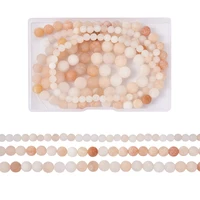 3 strands 6 8 10mm pink aventurines natural stone beads for jewelry making round beads diy charms bracelet accessories