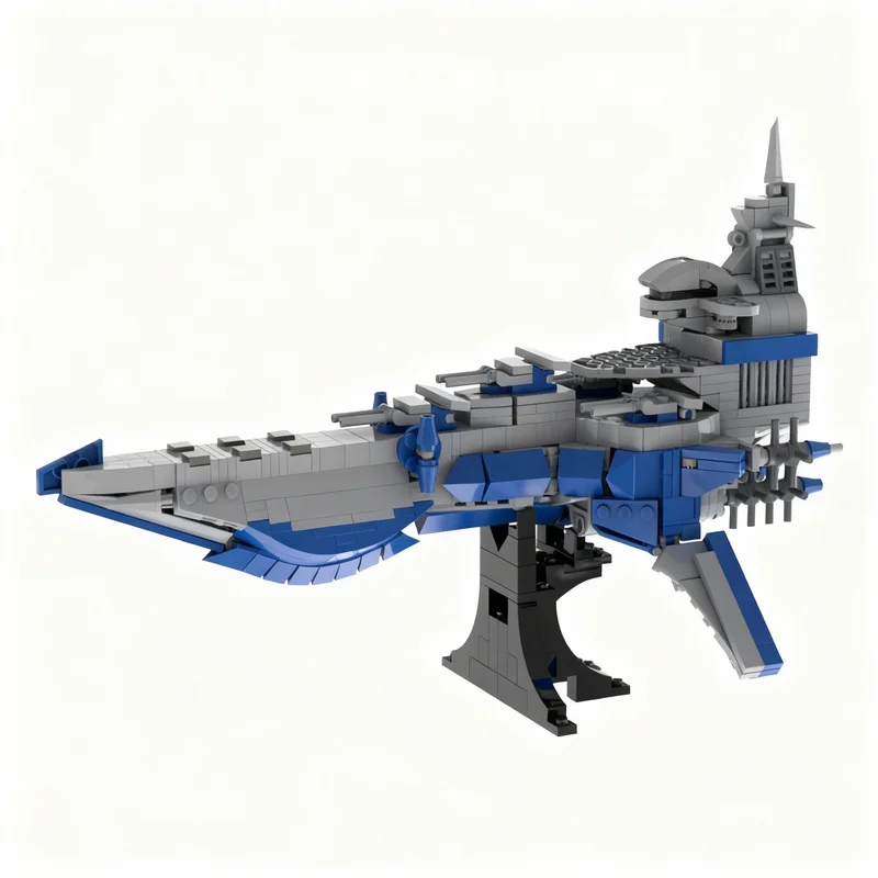 Набор строительных блоков MOC Skies Arcadia The Delphinus Games, 771 деталь, архитектурная модель, игрушка, рождественский подарок, креативная идея для детей, для сборки (art.: 3920dc677010c) - 3920dc677010c