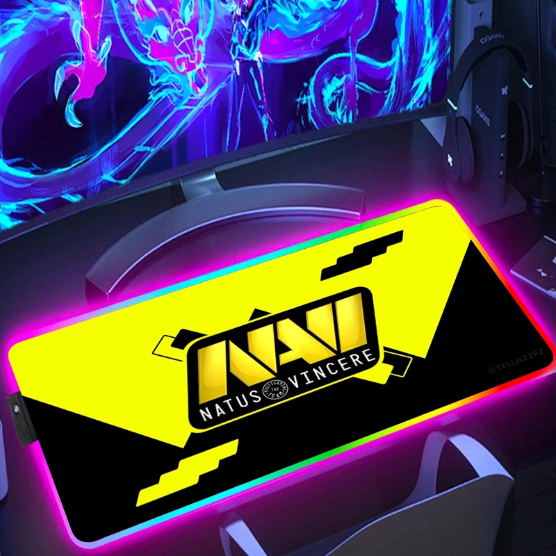 

Rgb Mousepad Xxl Gaming Mouse Pad Backlight Pc Gamer Accessories Navi Natus Desk Protector Backlit Mat Keyboard Large Anime Mice