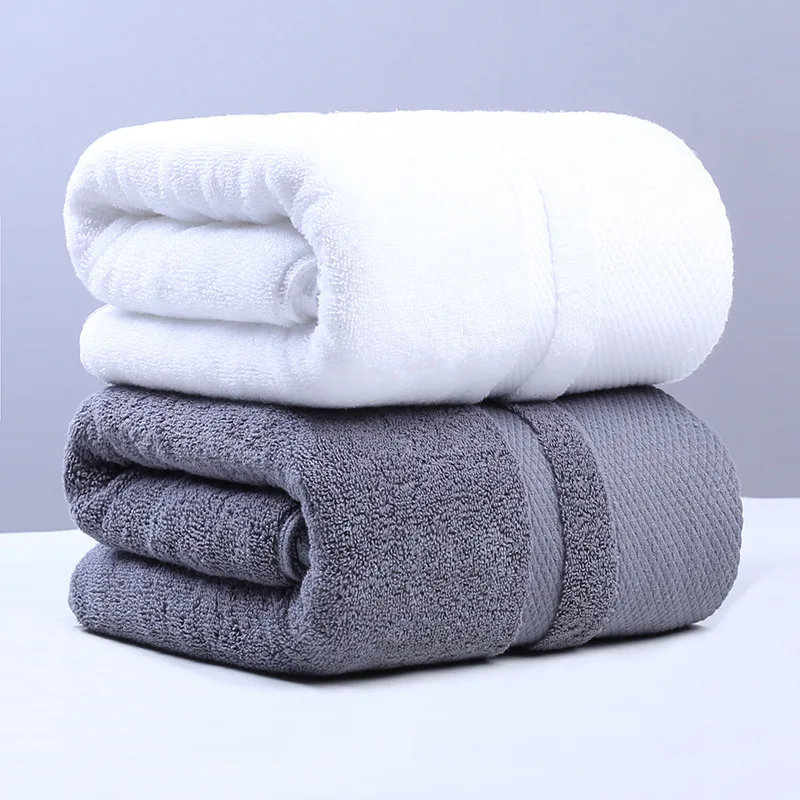 

Guest Towels Manufacturer Direct Sales Thickened Long Staple Cotton Five-star Hotel Special White Bath Towel Pure Custom Logo