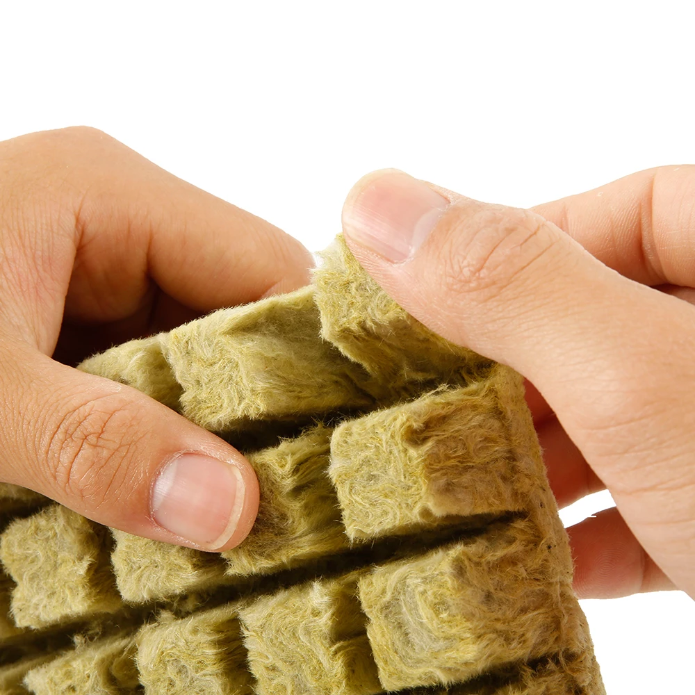 50/100 блоков из камней рассады без земли Гидропонные посадочные блоки среднего