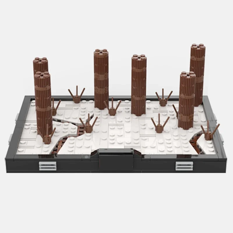 Звездный фильм Moc строительные блоки перспективная вуаль базового дуэля модель