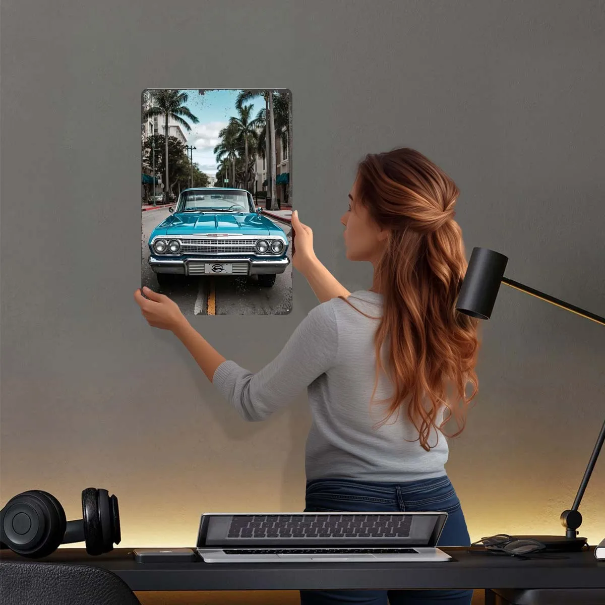 1964 металлическая вывеска Chevrolet Impala SS автомобильный постер современное украшение