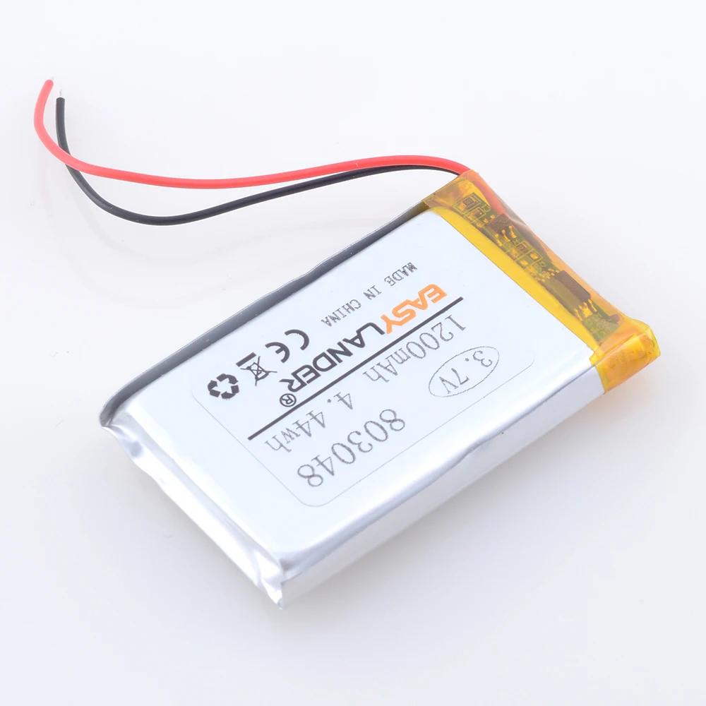 Фото 3,7 В 1200 мАч Полимерная литиевая аккумуляторная батарея Lipo 803048   Для детской оптики DXR-8 Видеоняня Sp 803048   DXR8 №3