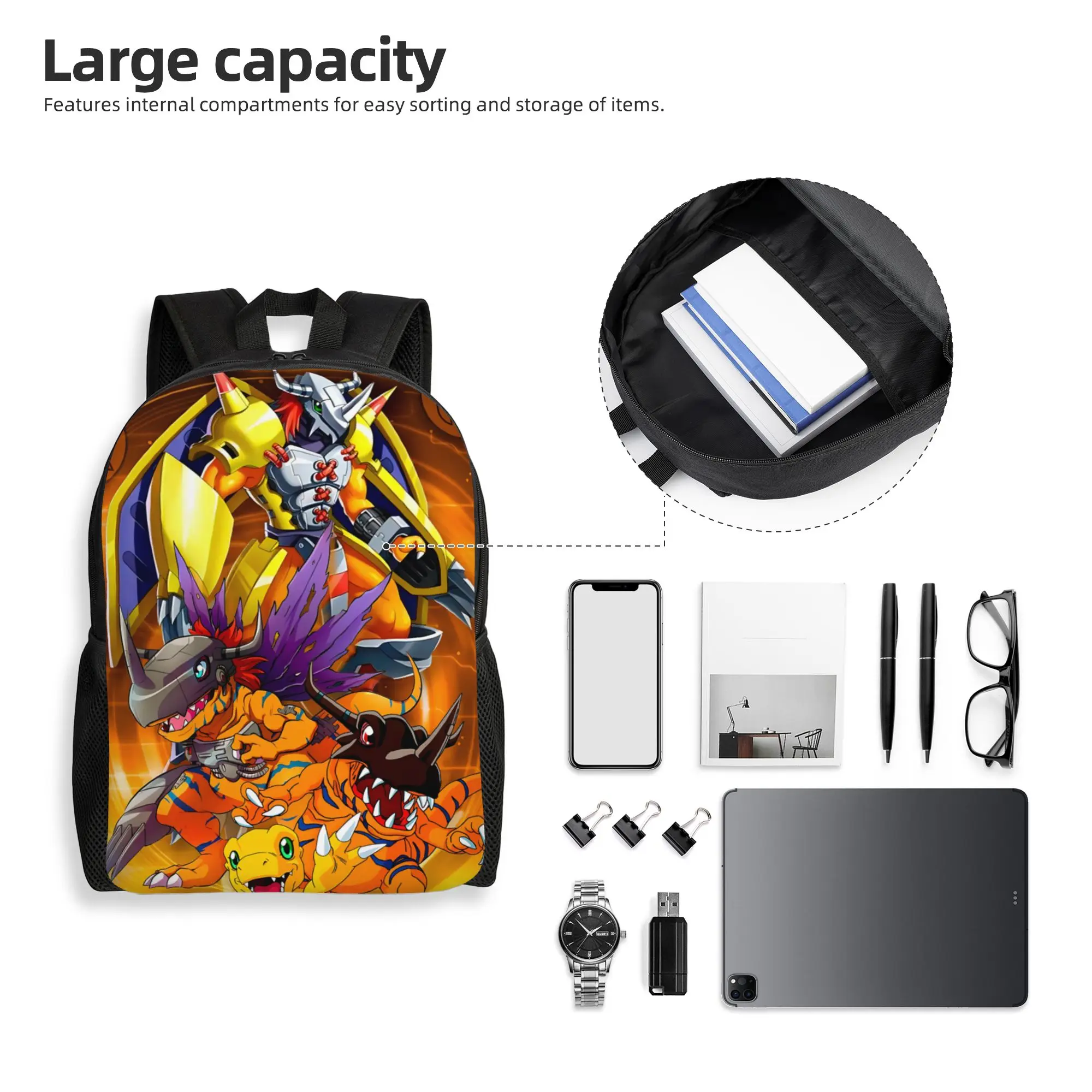 Фото Рюкзак D-Digital Monster Bookbag Digivolution Line, 1 шт., к новому учебному году №4