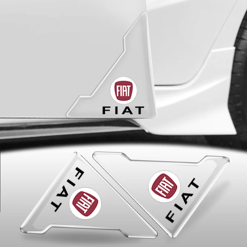 

Прозрачная силиконовая наклейка на углы двери автомобиля, наклейка против столкновений для Fiat 500, Ducato Punto Grande, Panda, Pondo, Stilo, аксессуары