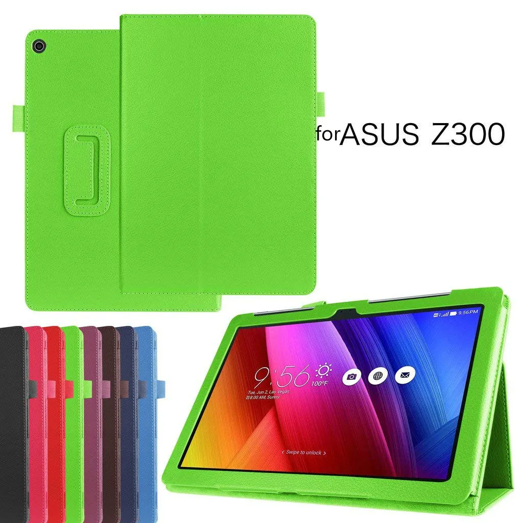 Caixa de Couro do pu para Asus Zenpad 10 Z300 Z300cx Z300c Z300cg Z301ml P023 Z300m Z301m P00c P01a P00l 101 Polegadas
