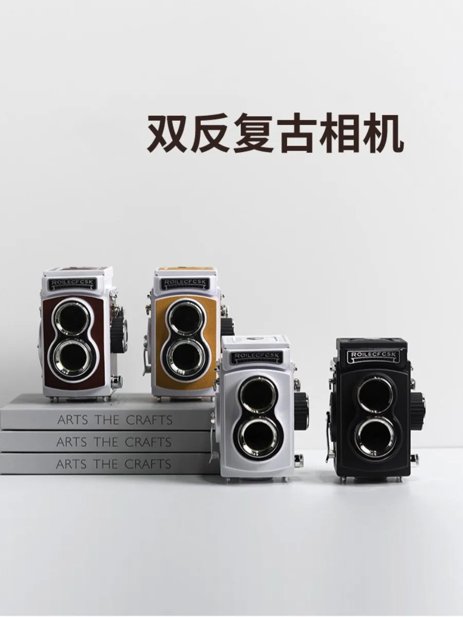 Модель ретро с двумя зеркальными камерами модель комнаты кабинета украшение