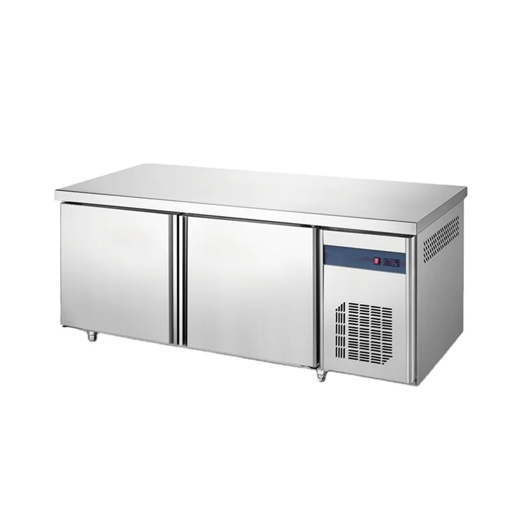 Commercial Deep Undercounter Restaurant Stainless Steel Under Counter Chiller Freezer Fridge Refrigerator