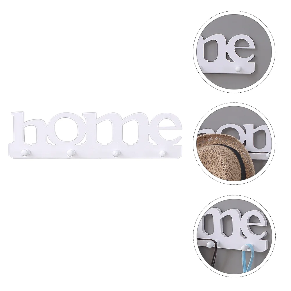 

Entryway Wall Hook Rack with 4 Hooks Wall Mounted Coat Hook Rack Wall Hangers