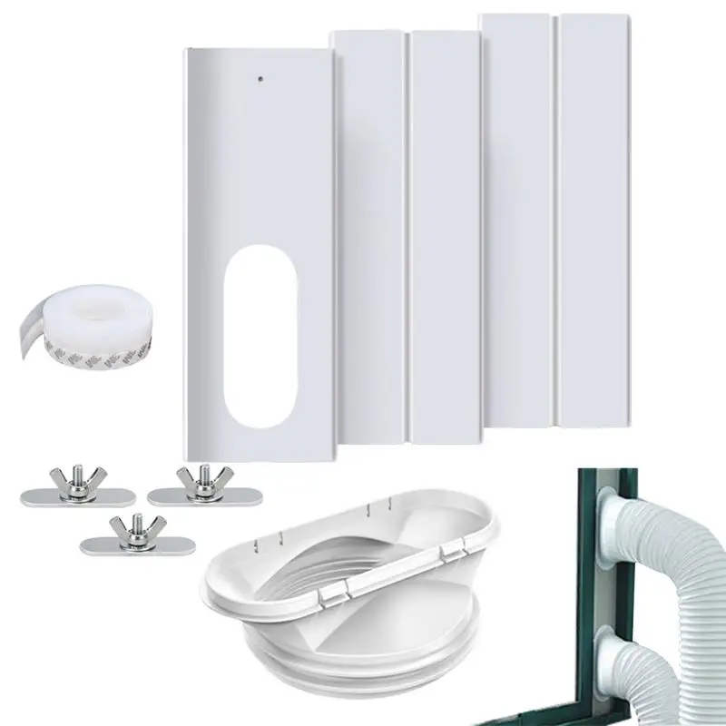 

AC Window Kit Window Sealing Plate Air Conditioning Baffle Household Air Conditioning Plate Extractor Hose Window Adapter Kit