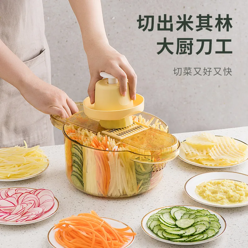 

Youpin Multifunctional Shred Machine Potato Shredder Grater Household Kitchen Tools Grater different blades