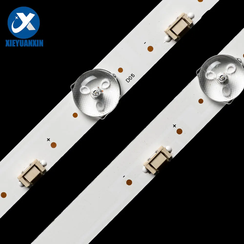 3V 1066мм Подсветка ТВ-полос для Skyworth 55 дюймов 2D03859/YAL13-0103030D-16 5шт/набор Лед телевизор запчасти включены.